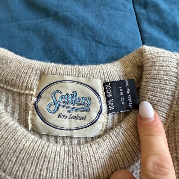 Vintage Settlers New Zealand Heavy 100% Wool Sweater XXXL - Picture 5 of 11
